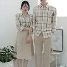 Couple Matching Plaid Shirt / Tapered Pants (various Designs)