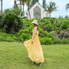 Spaghetti-strap Tiered Maxi Sundress