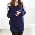 Long-sleeved Lace Inset Tunic
