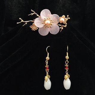 Floral Head Piece / Earring