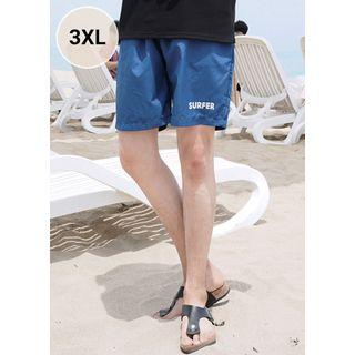 Surfer Printed Beach Shorts