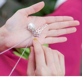 Bead Key Pendant Necklace