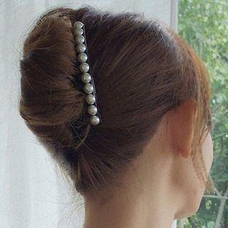 Faux Pearl Hair Comb Clip As Shown In Figure - One Size