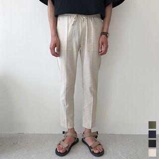 Drawstring-waist Summer Dress Pants