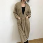 Long Tie-waist Jacket