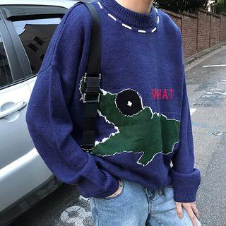 Jacquard Graphic Sweater