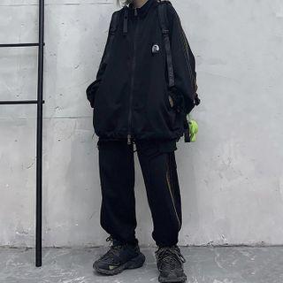 Zip-up Jacket / Harem Pants / Set