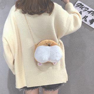 Dog Furry Crossbody Bag