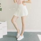 Pleated Mini Skort