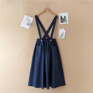 Strap Midi Skirt