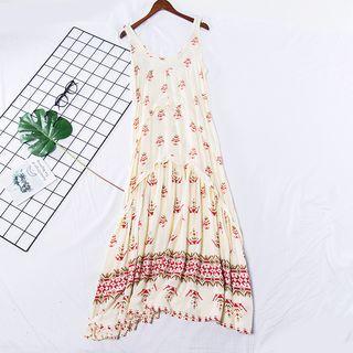 Spaghetti Strap Maxi Printed Sundress