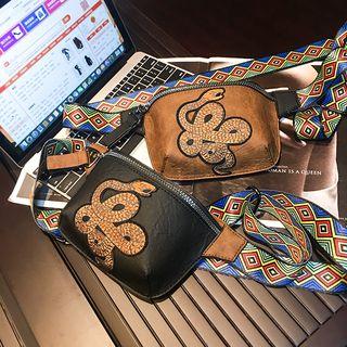 Pattern Strap Sling Bag