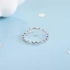 Zigzag Open Ring Rs537 - White Gold - One Size