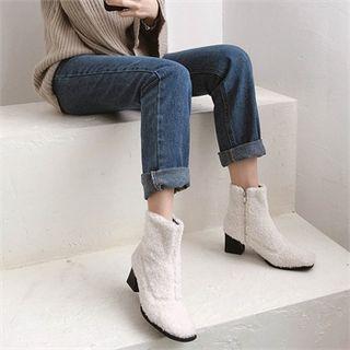 Faux-fur Booties