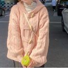 Toggle Cardigan Pink - One Size