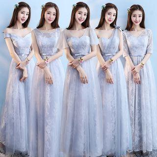 Floral Bridesmaid Evening Gown (various Designs)