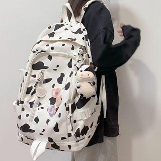 Animal Print Backpack / Charm / Pin / Set