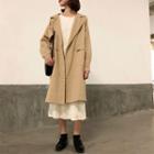 Double-breasted Coat Khaki - One Size