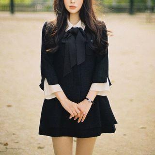 3/4 Sleeve Jacket/cap-sleeve Dress/skirt