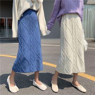 Slim-fit Knit Skirt