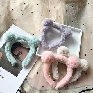 Bear Ear Face Wash Headband