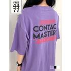 Remember Drop-shoulder Cotton T-shirt