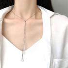Cut-out Triangle Necklace Triangle Necklace - One Size