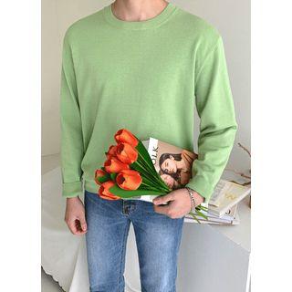 Round-neck Knit Top In 11 Colors