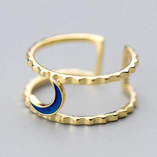 Moon Layered Open Ring