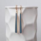 Alloy Bar Dangle Earring 1 Pair - Gold - One Size