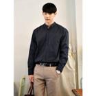 Standard-fit Mandarin-collar Shirt In 7 Colors