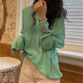 Applique Oversize Sweater
