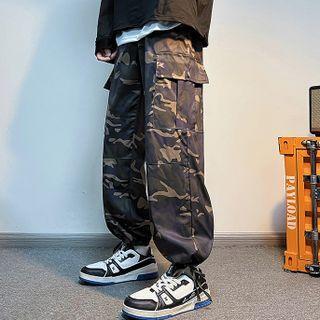 Camo Print Baggy Pants