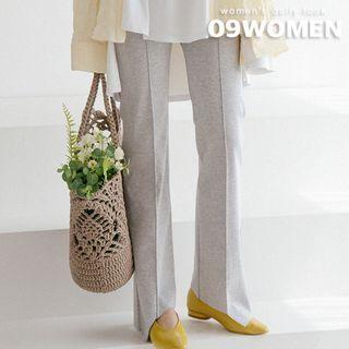 Plus Size Cutout-hem Sweatpants