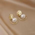 Pearl Metal Earring Gold - One Size