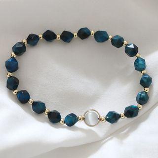 Tiger Eye Stone Bead Bracelet