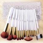 Set Of 15: Makeup Brush Stb15w - One Size