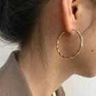 Alloy Hoop Earring 1 Pair - Earrings - One Size