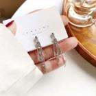 Safety Pin Chain Drop Earring / Clip-on Earring