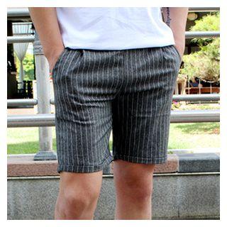Stripe-patterned Shorts