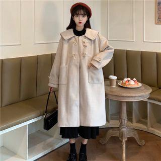 Long-sleeve Toggle Trench Coat