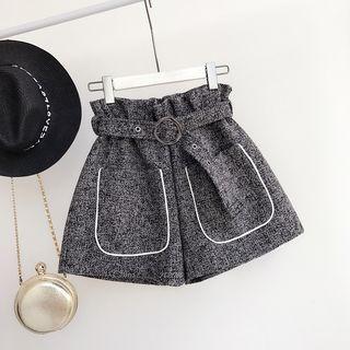 Woolen Loose-fit Shorts