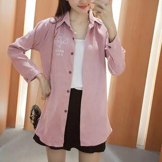 Printed Shirt Pink - One Size