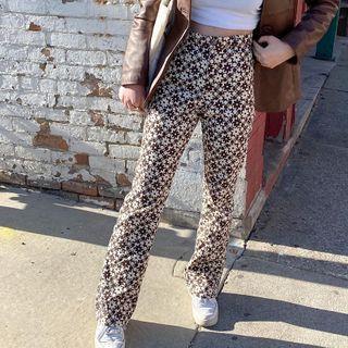 Floral Straight Leg Pants
