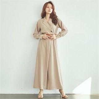 Pintuck-detail Jumpsuit