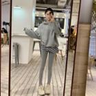 Mock Two-piece Hoodie / Leggings