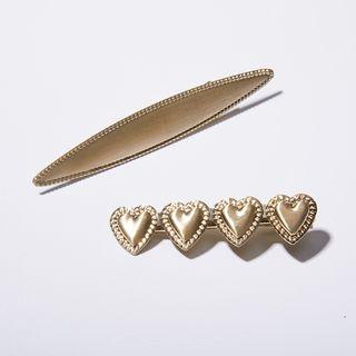 Alloy Hair Clip (various Designs) As Shown In Figure - One Size