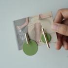 Asymmetrical Circle & Bar Earring (various Designs)