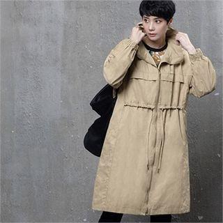 Hooded Parka & Vest Liner Set Beige - One Size