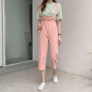Ruffle-trim Jumper Pants